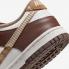 Nike SB Dunk Low GS Plaid Brown Sail Cacao Wow Metallic Gold Khaki FV3653-191