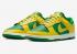 Nike SB Dunk Low Reverse Brazil Apple Green Yellow Strike White DV0833-300