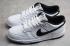 Nike SB Dunk Low White Black Running Shoes DD1503-113