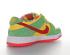 Nike SB Dunk Low White Green Yellow Red Shoes CU1727-600