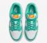 Nike SB Dunk Low White Turquoise Green Orange DV2190-100