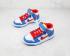 Nike SB Dunk Mid PRO ISO White Blue Red Kids Shoes CD6754-400