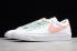 2019 Nike Wmns Blazer Low PRM White Bleached Coral AV9370 105