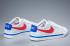 Nike Blazer Low Lifestyle Shoes All White Red 371760-109