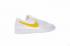 Nike SB Blazer Low Pop PS White Yellow Casual Shoes AQ5605-101