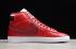 2019 Nike Blazer Mid Premium Satin Red Crush White AV9375 605