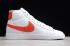 2019 Nike Blazer Mid Vintage Suede White Habanero Red 917862 109