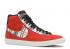 Nike Ben Simmons X Blazer Mid Premium Plaid Habanero White Black Red CJ9782-600