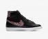Nike SB Blazer Mid GS Black Pink Rise Cheetah White Shoes DA4674-001
