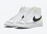 Nike SB Blazer Mid Just Do It White Black Volt Shoes DM2834-100