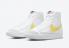 Nike SB Blazer Mid Yellow Swoosh White Grey Black Shoes DJ3050-101