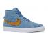 Nike Supreme X Zoom Blazer Mid Qs Sb Denim Blue Industrial Black DX8421-400