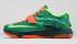Nike KD 7 - Weatherman Emerald Green Dark Total Orange Metallic Silver 653996-303