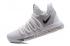 Nike Zoom KD10 White Chrome Platinum Men Basketball Shoes 897815-100