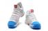 Nike Zoom KD X 10 Men Basketball Shoes White Grey Blue