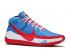 Nike Zoom KD 13 New Jersey Nets Hardwood Classics Blue University White Red DC0009-400