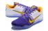 Nike Kobe 11 Elite Low All Star Purple White Yellow Men Basketball Shoes 822675