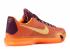 Kobe 10 Orange Mrlt Gold Red Total Vlln Metallic 705317-676