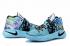 Nike Kyrie II 2 Tie Dye Effect Light Blue Black Multi Color Shoes 819583 Unisex