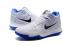 Nike Zoom Kyrie III 3 white blue Men Basketball Shoes Flyknit