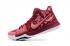 Nike Zoom Kyrie III 3 wine red white Men Basketball Shoes