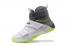 Nike Lebron Soldier 10 EP X Men White Grey Green Basketball Shoes Men 844378-103