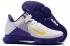 2020 Nike LeBron Witness 4 EP Lakers White Amarillo Field Purple CD0188 100