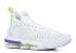 Nike LeBron 16 White Multicolor Hyper Grape Volt AO2588-102