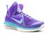 Nike Lebron 9 Gs Summit Lake Hornets Purple Blue Turquoise White 472664-500
