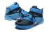Nike Zoom Soldier 9 IX Black Blue Lagoon White Lebron Basketball 749417-014