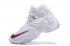 Nike Lebron XIII LBJ13 Pure White Red Men Basketball Shoes 835659