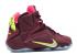 Nike Lebron 12 Bg Gs Pink Volt Metallic Pow Merlot 685181-600