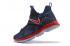 Nike Zoom Lebron XIV 14 Navy Blue Red Men Basketball Shoes 921084
