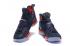 Nike Zoom Lebron XIV 14 Navy Blue Red Men Basketball Shoes 921084