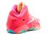 Nike Lebron 11 Gs Fruity Pebbles Pink Ogn Laser Total White Flash Crimson 621712-600