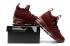 Nike Zoom Lebron XV 15 Basketball Youth Shoes Wine Red All Gold