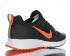 Nike Air Zoom Pegasus V7 Black White Orange Mens Running Shoes 809288-004