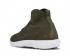 Nike Lunar Magista 2 Flyknit Cargo Khaki Olive White Running Shoes 852614-300