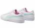 PUMA Smash V2 L Jr White Fair Aqua Pale Pink Junior Casual Shoes 365170-11