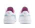 PUMA Smash V2 L Jr White Fair Aqua Pale Pink Junior Casual Shoes 365170-11