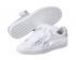Puma Basket Heart Womens White Sneaker Shoes 363626-02