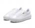 Puma Basket Platform Trace P White Womens Sneakers 367046-01