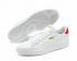 Puma Smash V2 Leather L Sneaker White Red Casual Shoes 365215-09
