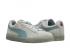Puma Suede Classic Gltz Blue Aqua Pearl Womens Shoes 367048-01