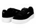 Puma WMNS Suede Platform Black White Leather Lace Up Casual Trainers 362223-01
