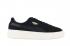 Puma Womens Suede Platform Satin Womens Shoes In Black Suede Leather 365828-05