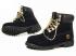 Black Timberland Gold Chain Boots Womens
