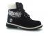 Black White Timberland Custom 6 Inch Boots Mens