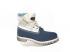 Mens Blue White Timberland Roll-top Boots