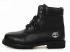 Mens Timberland 6 Inch Boots Black Smooth